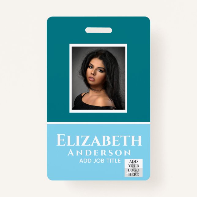 Tarjeta De Identificación Código de barras de exploración QR con el nombre d (Anverso)