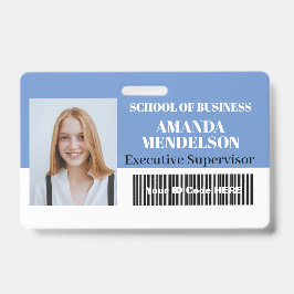 Tarjeta De Identificación Código de barras de la etiqueta de identificación 