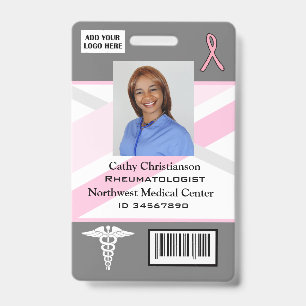 Tarjeta De Identificación Código de escáner de insignia de nombre de médico