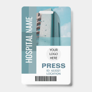 Tarjeta De Identificación Código de la barra de prensa del personalizado, ID