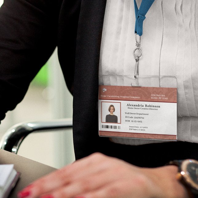 Tarjeta De Identificación Código de la barra fotográfica de identificación d (Subido por el creador)
