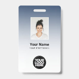 Tarjeta De Identificación Código de la barra fotográfica de los empleados No