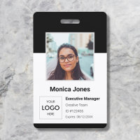 Código QR de identificación de fotografía de emple