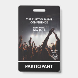 Tarjeta De Identificación Código QR de pase de acceso personalizado para par