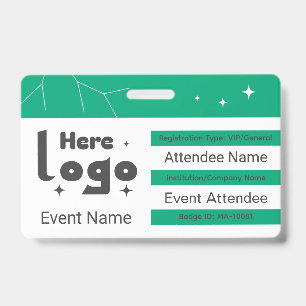Tarjeta De Identificación Código QR del evento de networking personalizado