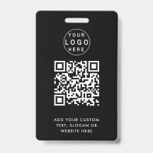 Código QR | Evento de Logo Empresarial Negro Moder