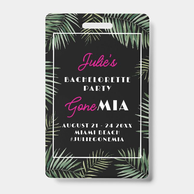 Tarjeta De Identificación Código QR para comprar un trago para la novia de M (Front)