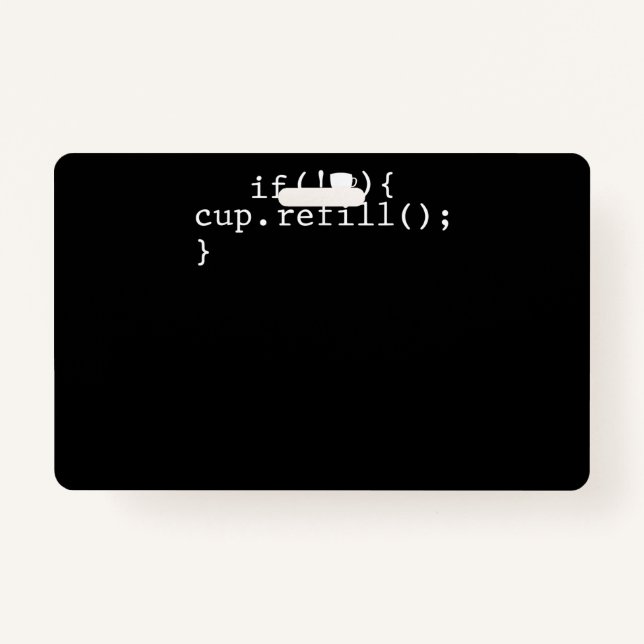 Tarjeta De Identificación Coffee Refill Smart Coding Software Engineer (Anverso)