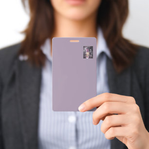 Tarjeta De Identificación Colgando con Hyde insignia púrpura vertical pequeñ