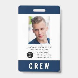 Tarjeta De Identificación Color del personalizado Añadir logotipo Fotomontaj