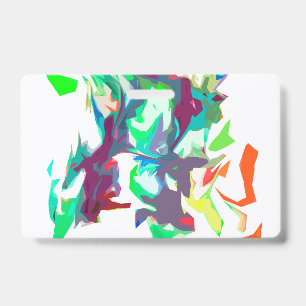 Tarjeta De Identificación Colores mezclados