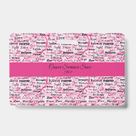 Tarjeta De Identificación Conciencia de sobrevivientes de cáncer de mama