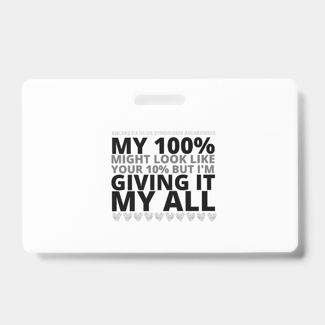 TARJETA DE IDENTIFICACIÓN CONCIENCIA SOBRE EDS (Parte frontal)