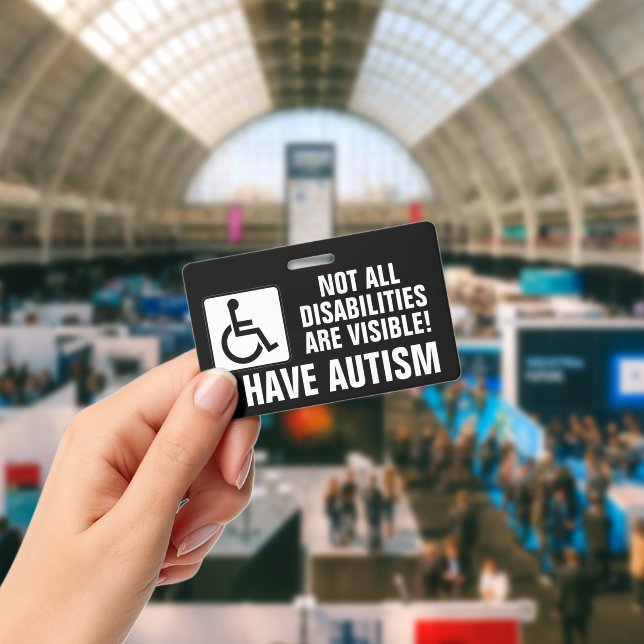 Tarjeta De Identificación Conciencia sobre el Autismo (Conferencia)