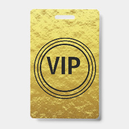 Tarjeta De Identificación Concierto de acceso universal VIP Gold personaliza