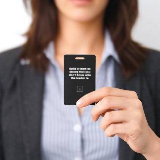 Tarjeta De Identificación Construye un equipo personalizable