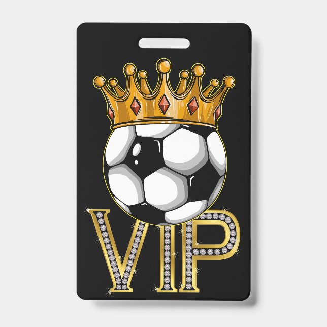 Tarjeta De Identificación Cordon con credencial VIP de fútbol (Anverso)