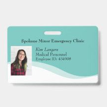 Cordon con placa genérica para foto de identificac