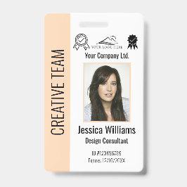 Tarjeta de identificación corporativa personalizad
