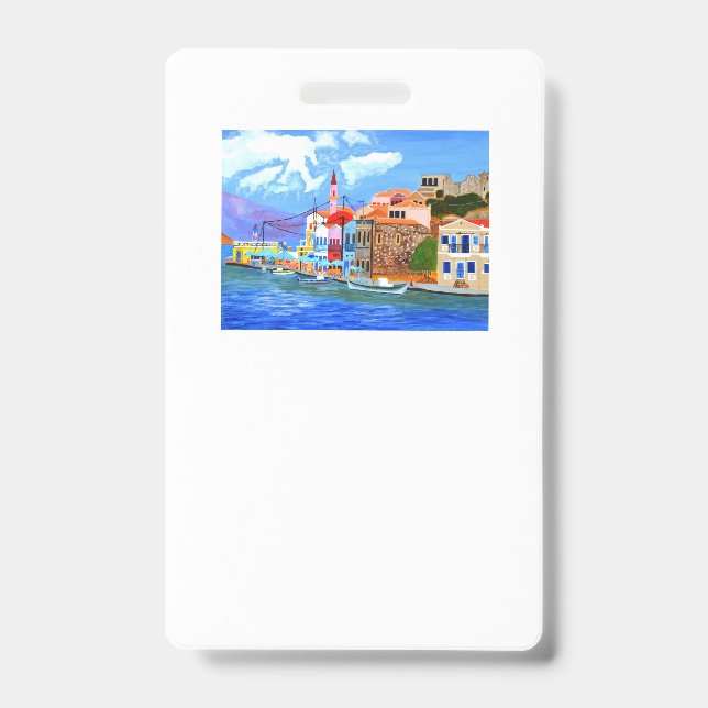 Tarjeta De Identificación Costa Griega (Parte frontal)