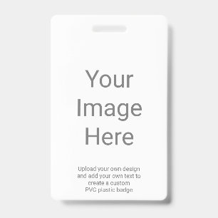 Tarjeta De Identificación Crea tu propia imagen vertical en PVC de plástico