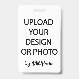 Tarjeta De Identificación Crea tu propia imagen vertical PVC