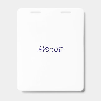 Tarjeta De Identificación Crea tu propia insignia de 4" x 5"