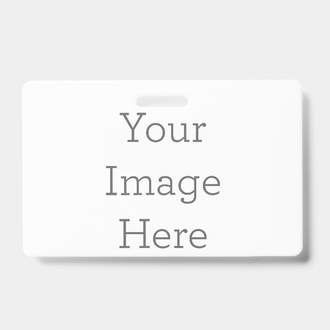 Horizontal Tarjeta de identificación (Parte frontal)