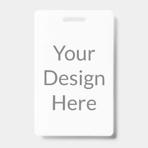 Tarjeta De Identificación crea tu propia placa vertical personalizada de PVC