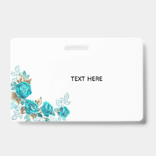 Tarjeta De Identificación Crea tu propio blanco elegante