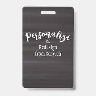 Tarjeta De Identificación Crea tu propio diseño personalizado