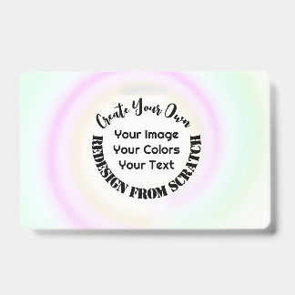 Tarjeta De Identificación Crea tu Propio Personalizado