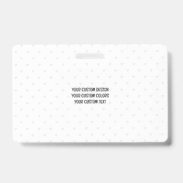 Tarjeta De Identificación Crea tus propios productos personalizados (Parte frontal)