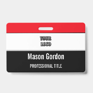 Tarjeta De Identificación Creado para usted, placa elegante