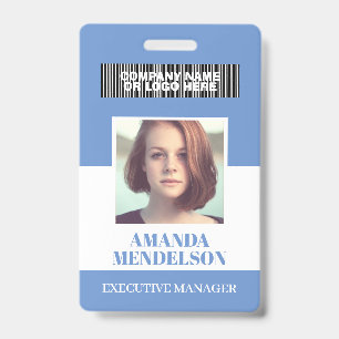 Tarjeta De Identificación Creador de carné vertical personalizado con foto