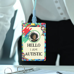 Tarjeta De Identificación Creador de Credencial de Alerta Médica para Niño o