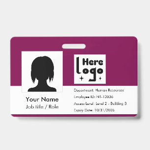 Tarjeta De Identificación Creador de credencial de identificación personaliz