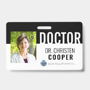 Tarjeta De Identificación Creador de identificaciones de hospital para médic