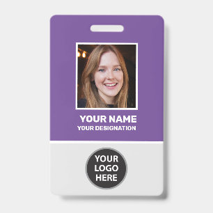 Tarjeta De Identificación Creador de identificaciones personalizadas con log