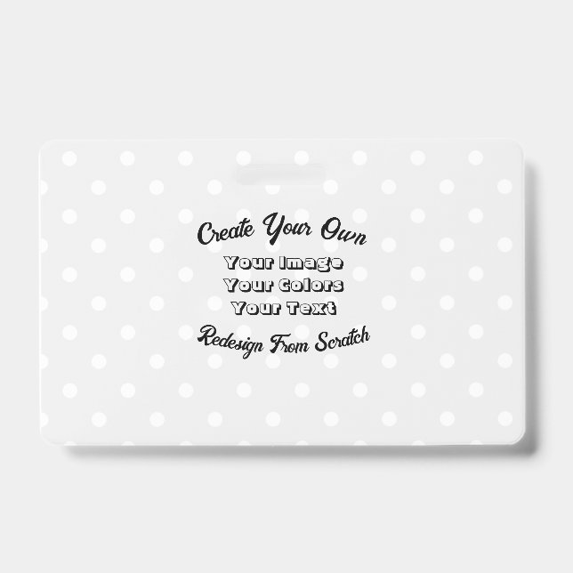 Tarjeta De Identificación Crear el propio (Front)