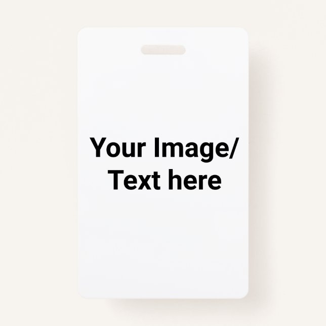 Tarjeta De Identificación Crear el propio (Anverso)