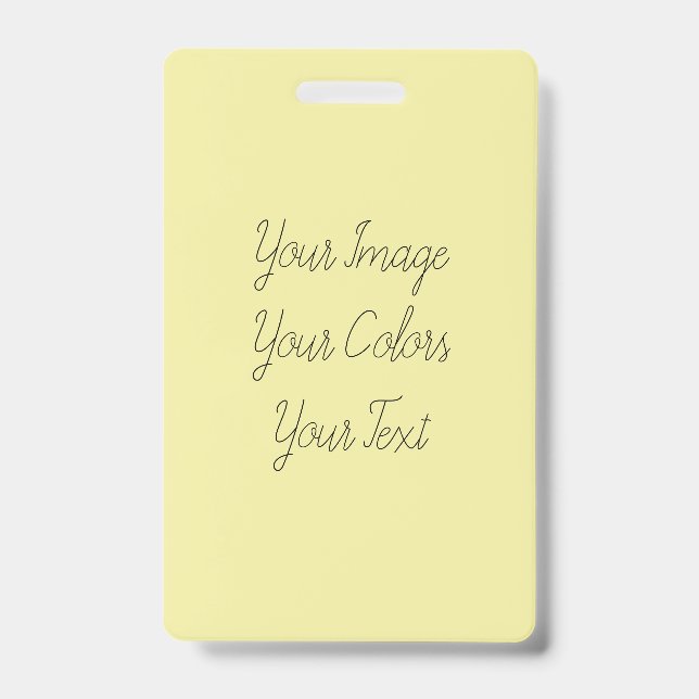 Tarjeta De Identificación Crear el propio (Anverso)