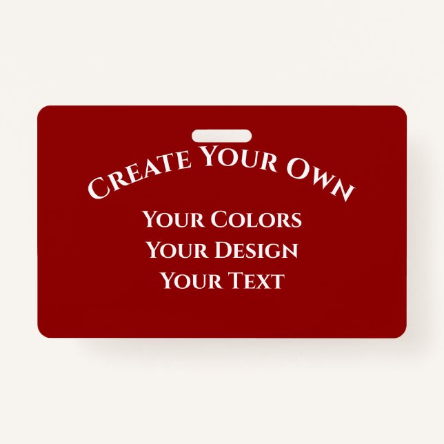 Tarjeta De Identificación Crear el propio (Anverso)