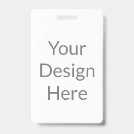 Tarjeta De Identificación crear su propia placa de plástico de pvc vertical 