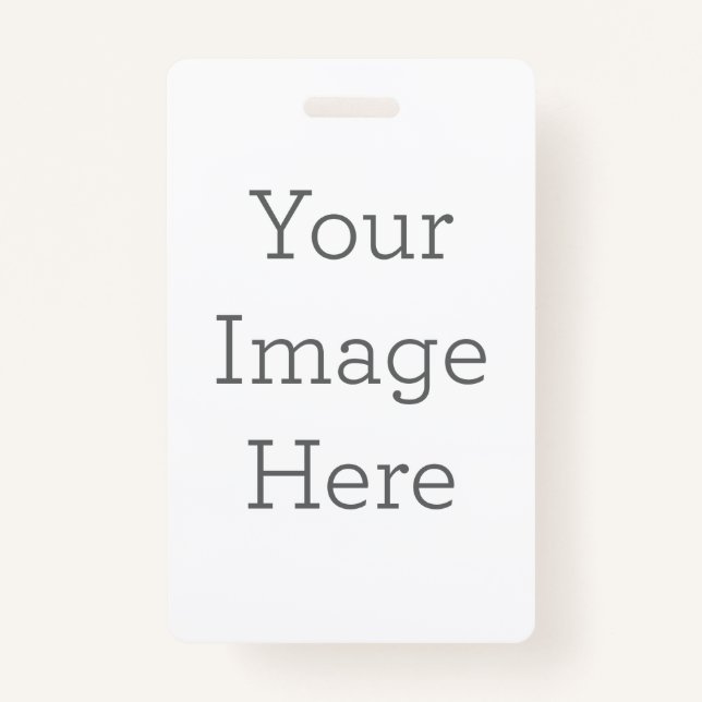 Vertical Tarjeta de identificación (Anverso)