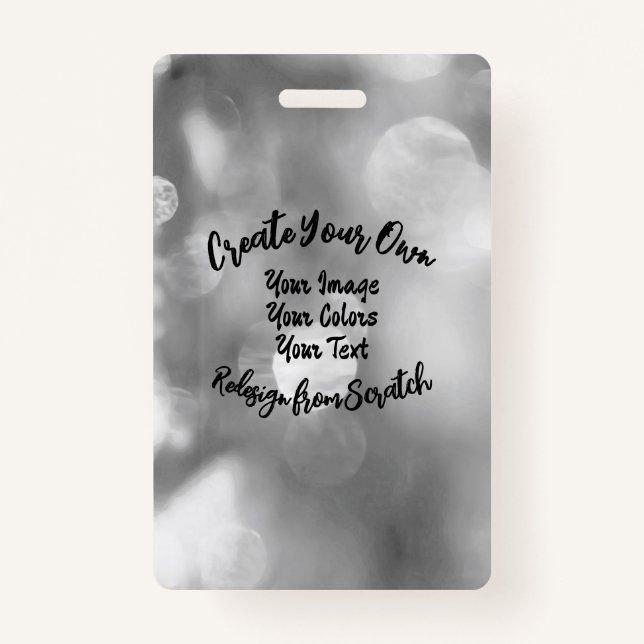 Tarjeta De Identificación Crear su propio color/diseño Personalizado (Anverso)