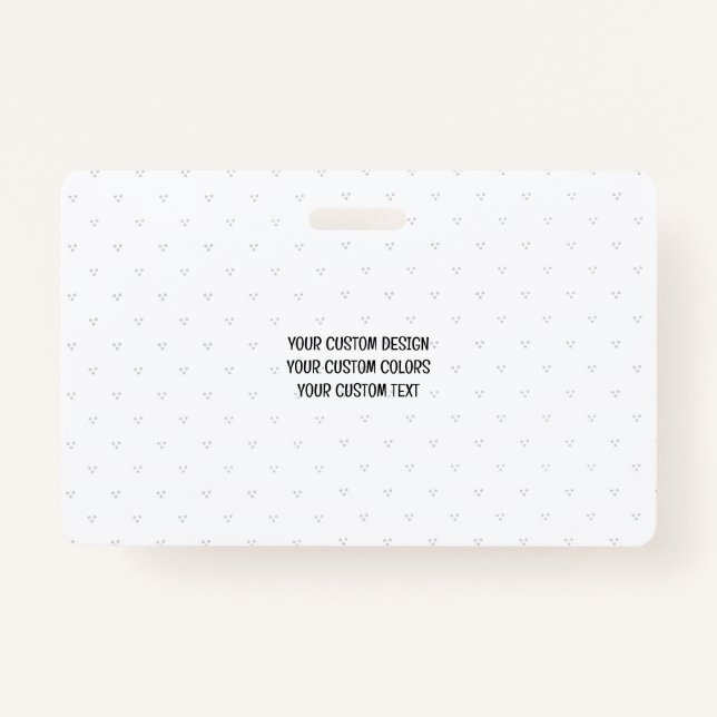 Tarjeta De Identificación Crear su propio personal (Anverso)