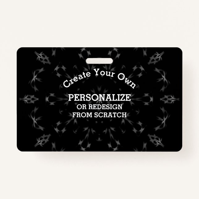 Tarjeta De Identificación Crear su propio Personalizado (Anverso)