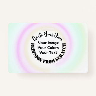 Tarjeta De Identificación Crear su propio Personalizado