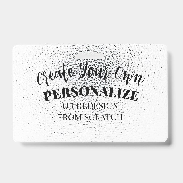 Tarjeta De Identificación Crear su propio Personalizado (Anverso)